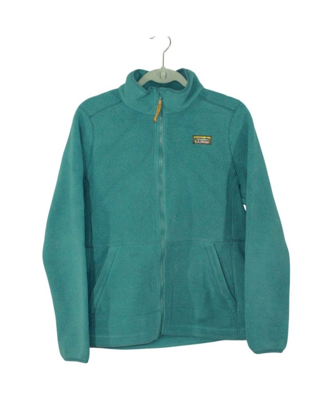 LL Bean Mountain Classic Fleece Jacket Full Zip Outdoor Lightweight Green Size M